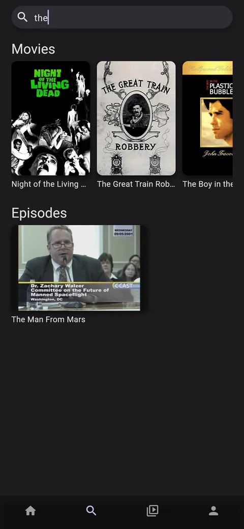 Jellyflix on mobile, screenshot 3