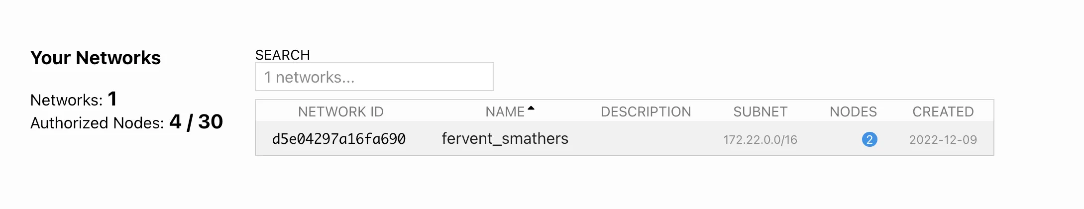Your first ZeroTier network
